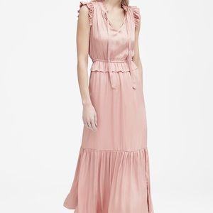 Banana Republic Blush Light Pink Maxi Dress